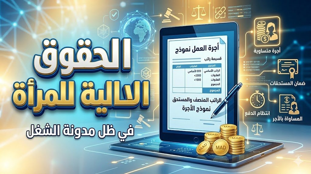 الحقوق المالية للمرأة في ظل مدونة الشغل "أجرة العمل نمودج" 1