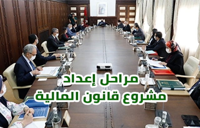 مراحل إعداد مشروع قانون المالية