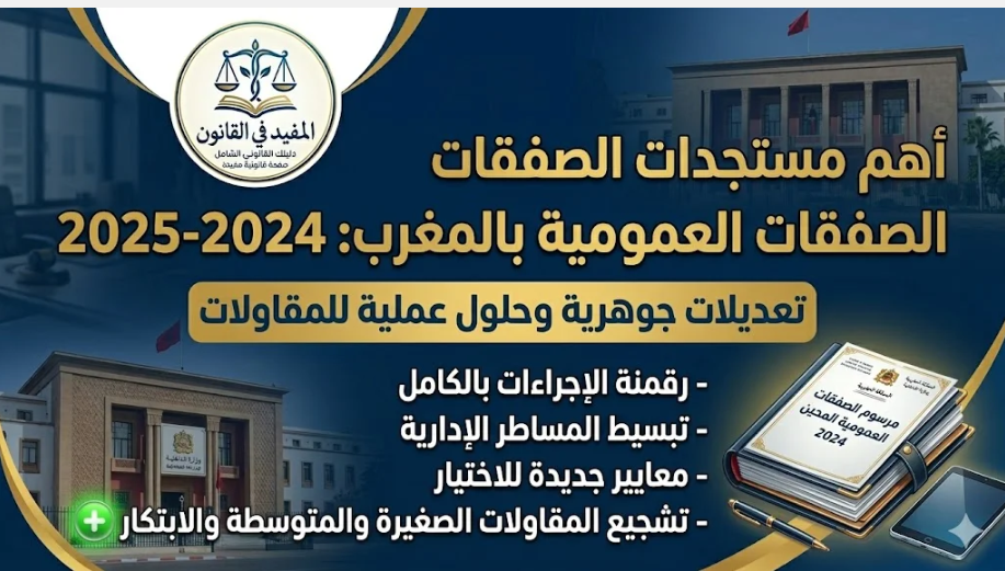 نظام الصفقات العمومية بالمغرب: قراءة شاملة في مستجدات المرسوم رقم 2.22.431 1
