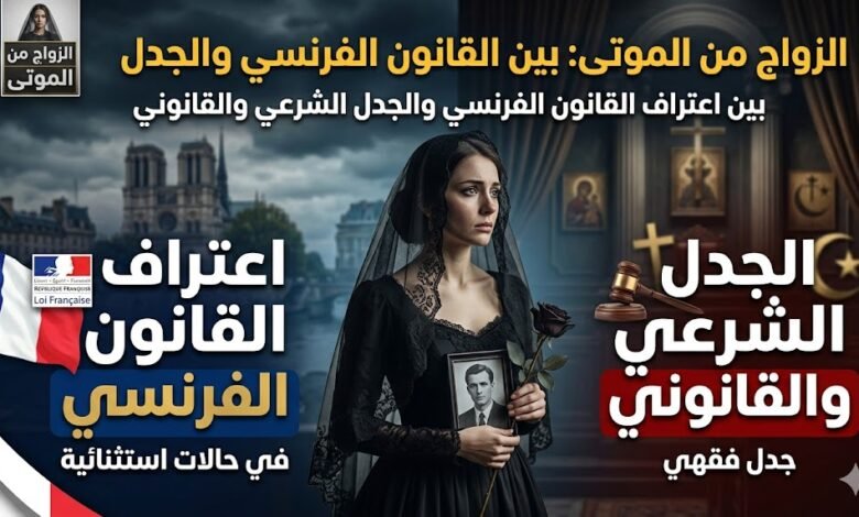 الزواج من الموتى: بين اعتراف القانون الفرنسي والجدل الشرعي والقانوني